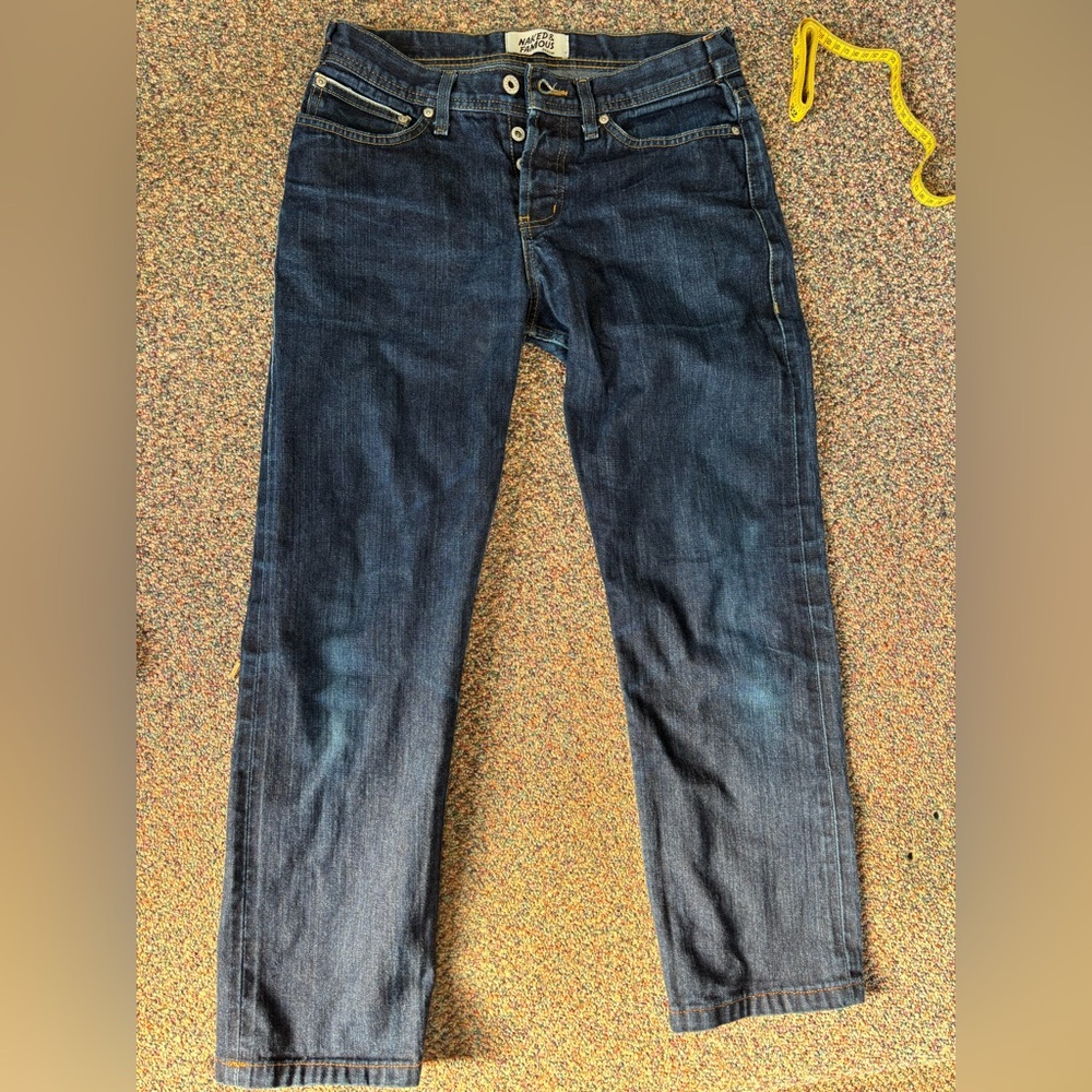 Naked and Famous Raw Denim men’s Selvedge Jeans